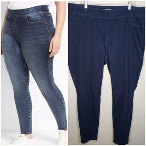 Lane Bryant Flex Magic Waistband High-rise Jeggings Signature Fit 22 Blue